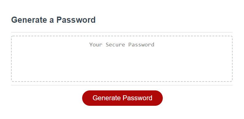 Password Generator